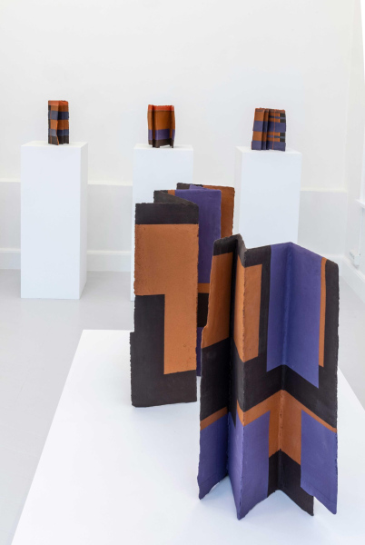 Foldede Konstruktioner af Astrid Slerie. Foto: Ole Akhøj.