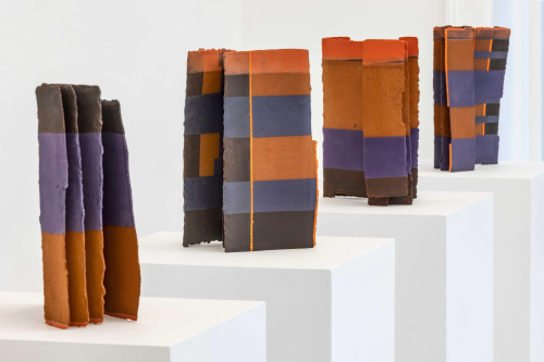 Foldede Konstruktioner af Astrid Slerie. Foto: Ole Akhøj.